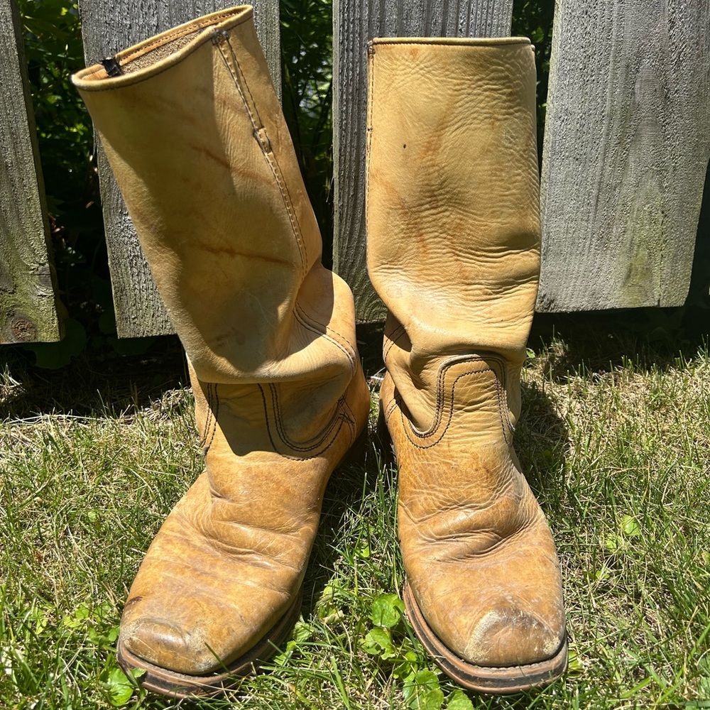 Frye Tan Cowboy & Western Boots